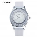 นาฬิกาสายยาง สุดสวยหรู SINObi สีขาวสดใส
