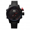 นาฬิกา ASJ เรือนใหญ่สองระบบ Analog + Digital สีดำ,แดง งานคุณภาพดี