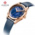 นาฬิกาแบรนด์ Julius สีน้ำทะเล หน้าปัดสวยมากก