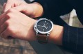 นาฬิกา Ochstin หน้าปัดสีดำ สายหนังแท้สีน้ำตาล สวยเรียบหรู