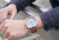 นาฬิกา Ochstin หน้าปัดสีขาว สายหนังสีน้ำตาล สวยหรู