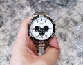 นาฬิกา MEGIR หน้าปัดขาวตัดลายดำ สวยหรู คุณภาพเยี่ยม