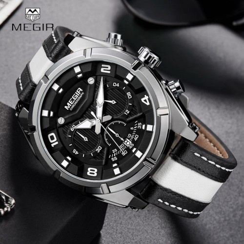 New-MEGIR-Military-Sport-Men-Watches-Creative-Leather-Strap-Chronograph-Calendar-Dial-Top-Brand-Fashion-Men2