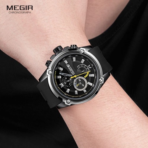 MEGIR-Army-Sports-Quartz-Watches-for-Men-Black-Silicone-Strap-Military-Marine-Chronograph-Wristwatch-for-Man
