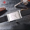 นาฬิกาเกรดพรีเมียม Julius สายหนังแท้สีดำ ดีไซน์สวยหรู
