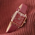 นาฬิกา Julius สายหนังแท้สีแดง ดีไซน์สวยลงตัว