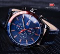 นาฬิกา Mini Focus หน้าปัดสีน้ำเงินตัดแดง ดีไซน์สปอร์ตสุดๆ