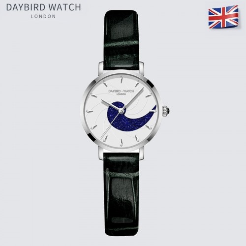 นาฬิกา Daybird สีดำพื้นขาว สวยหรูมาก ดูดีมีระดับ