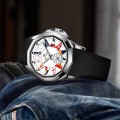 นาฬิกา BEN NEVIS สายยางคุณภาพเยี่ยม สีดำหน้าปัดขาวสวยมาก
