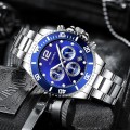 นาฬิกา CUENA สายสแตนเลส หน้าปัดสีน้ำเงินสวยหรู คุณภาพเยี่ยม